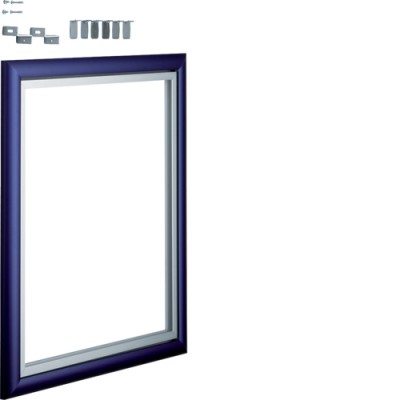 Рамка Hager для вставок для 2-рядного щита VOLTA, блакитна (VZ809N)