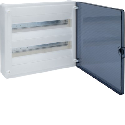 Щит Hager н/у з прозрачными дверями, 36 мод. (2х18), GOLF (VS218TD)