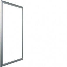 Рамка Hager для вставок для 3-рядного щита VOLTA, срібна (VZ808N)