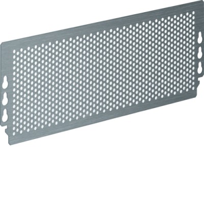 Монтажная пластина Hager перфорированная с винтами, 95х265мм (VZ00LB)