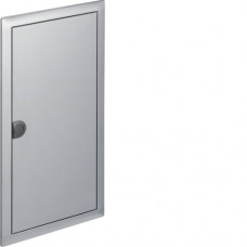 Двері з рамкою Hager для 3-рядного щита VOLTA, нержавіюча сталь (VZ263N)