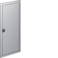 Двері з рамкою Hager для 4-рядного щита VOLTA, нержавіюча сталь (VZ264N)