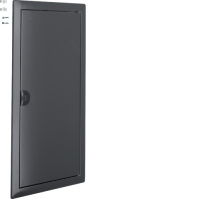 Двері з рамкою Hager для 3-рядного щита VOLTA, антрацит (VZ333N)