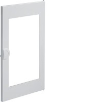 Двері білі Hager з прозорим вікном для 2-рядного щита VOLTA (VZ132N)