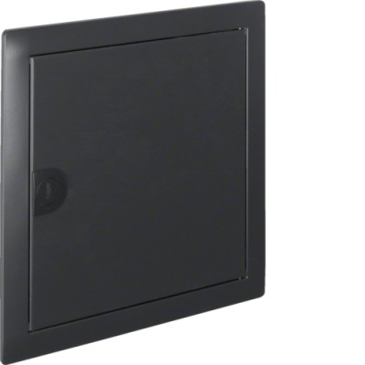 Двері з рамкою Hager для 1-рядного щита VOLTA, антрацит (VZ331N)