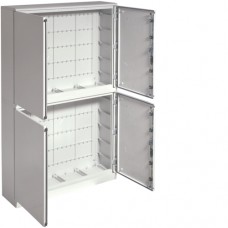 Шкаф Hager с полиэстера двухсекционный ORION Plus,IP65,непроз.двери,1750X1100X300мм (FL366B)