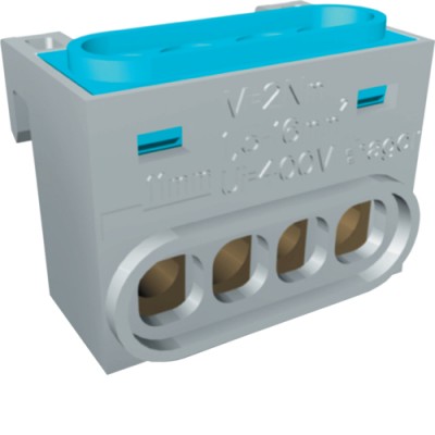 Клеммы Hager1х4, синие (GZ04N)