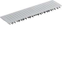 Полоса-заглушка Hager довгою 221мм, з фіксацією, біла (ZZ34S)