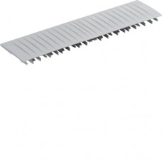 Полоса-заглушка Hager довгою 221мм, з фіксацією, біла (ZZ34S)