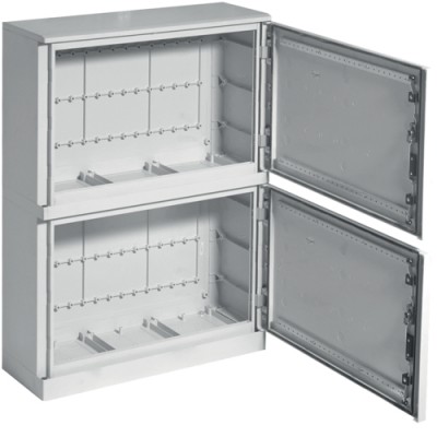 Шкаф Hager с полиэстера двухсекционный ORION Plus,IP65,непроз.двери,1150X850X300мм (FL350B)