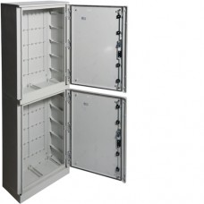 Шкаф Hager с полиэстера двухсекционный ORION Plus,IP65,непроз.двери,1750X600X300мм (FL346B)