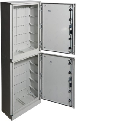 Шкаф Hager с полиэстера двухсекционный ORION Plus,IP65,непроз.двери,1750X600X300мм (FL346B)