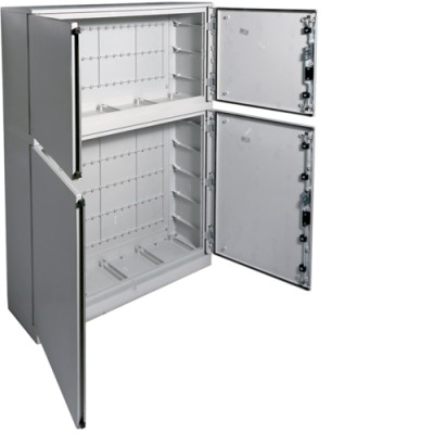 Шкаф Hager с полиэстера двухсекционный ORION Plus,IP65,непроз.двери,1450X1100X300мм (FL362B)