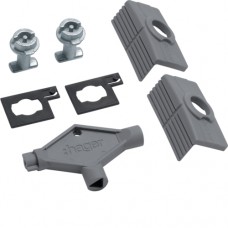 Замок Hager с фигурной сердцевиной для шкафов с металла, комплект - 2 шт. (FL95Z)