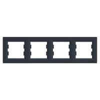 EPH5800471 Рамка 4-местная, горизонтальная, Asfora (антрацит) Schneider Electric