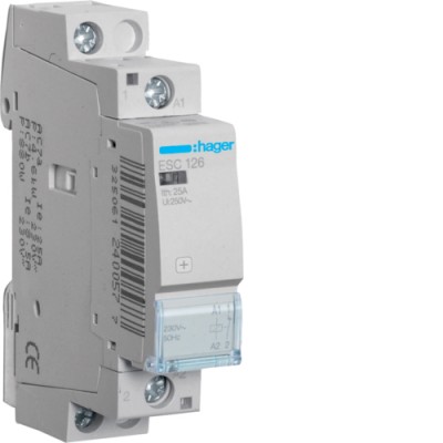 Контактор Hager 25A, 1НЗ, 230В (ESC126)
