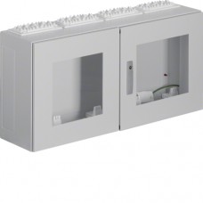 Щит Hager Univers, IP54/II, 500x1050x275, з вікном сірий, 4 секції (FT34L)