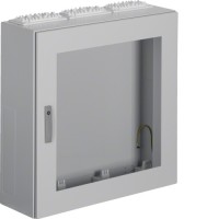 Щит Hager Univers, IP54/II, 800x800x275, з вікном сірий, 3 секції (FT53L)