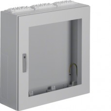 Щит Hager Univers, IP54/II, 800x800x275, з вікном сірий, 3 секції (FT53L)