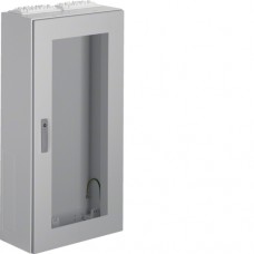 Щит Hager Univers, IP54/II, 1100x550x275, з вікном сірий, 2 секції (FT72L)