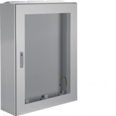 Щит Hager Univers, IP54/II, 1100x800x275, з вікном сірий, 3 секції (FT73L)