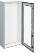 Щит Hager Univers, IP54/II, 1400x550x275, з вікном сірий, 2 секції (FT92L)