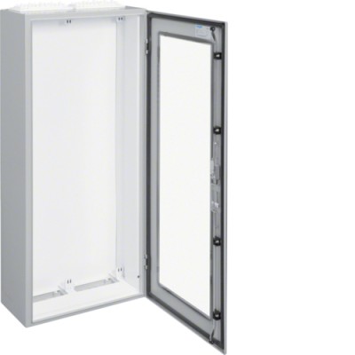 Щит Hager Univers, IP54/II, 1400x550x275, з вікном сірий, 2 секції (FT92L)
