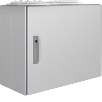 Щит Hager Univers, IP54/II, 500x550x275, сірий, 2 секції (FT32S)