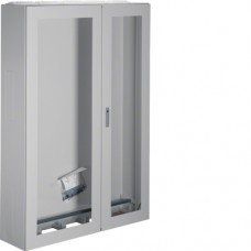 Щит на підлогу Hager Univers, IP54/I, 1850x1300x350, з віконцем сірий, 5 секцій (FA25V)