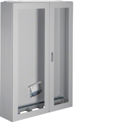 Щит на підлогу Hager Univers, IP54/I, 1850x1300x350, з віконцем сірий, 5 секцій (FA25V)