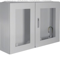 Щит Hager Univers, IP54/II, 800x1050x275, з вікном сірий, 4 секції (FT54L)