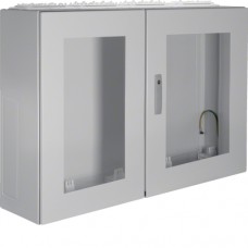 Щит Hager Univers, IP54/II, 800x1050x275, з вікном сірий, 4 секції (FT54L)