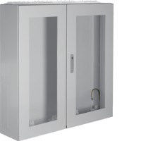 Щит Hager Univers, IP54/II, 1100x1050x275, з вікном сірий, 4 секції (FT74L)