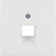 Накладка Berker для 1-кратной розетки UAE, пол.белизна, Q.х (14076089)