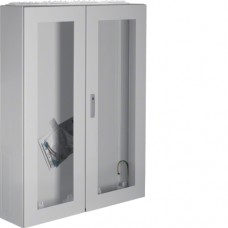 Щит Hager Univers, IP54/II, 1400x1050x275, з вікном сірий, 4 секції (FT94L)