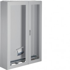 Щит на підлогу Hager Univers, IP54/II, 1850x1300x350, з віконцем сірий, 5 секцій (FA25U)