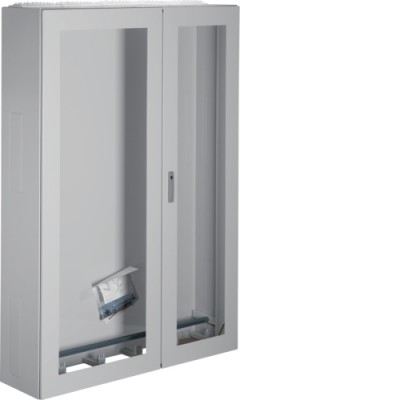 Щит на пол Hager Univers, IP54/II, 1850x1300x350, с окном серый, 5 секций (FA25U)