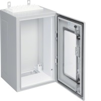 Щит Hager Univers, IP54/II, 500x300x275, з вікном сірий, 1 секція (FT31L)