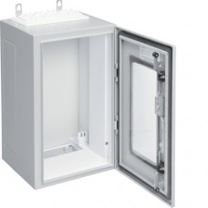 Щит Hager Univers, IP54/II, 500x300x275, з вікном сірий, 1 секція (FT31L)