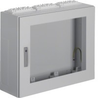 Щит Hager Univers, IP54/II, 650x800x275, с окном серый, 3 секции (FT43L)