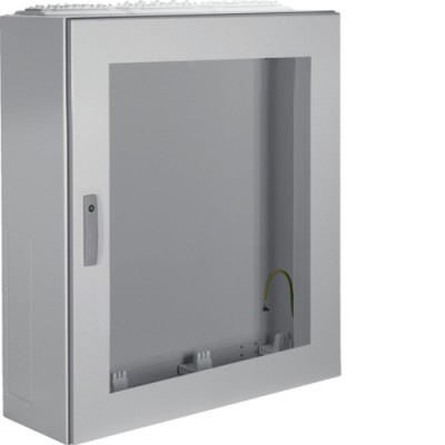 Щит Hager Univers, IP54/II, 950x800x275, з вікном сірий, 3 секції (FT63L)