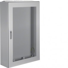 Щит Hager Univers, IP54/II, 1250x800x275, з вікном сірий, 3 секції (FT83L)