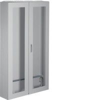 Щит на пол Hager Univers, IP54/II, 1850x1050x275, с окном серый, 4 секции (FA24L)