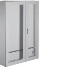 Щит на підлогу Hager Univers, IP54/II, 1850x1300x275, з віконцем сірий, 5 секцій (FA25L)