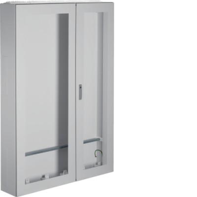 Щит на пол Hager Univers, IP54/II, 1850x1300x275, с окном серый, 5 секций (FA25L)