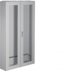 Щит на підлогу Hager Univers, IP54/I, 1850x1050x275, з віконцем сірий, 4 секції (FA24K)