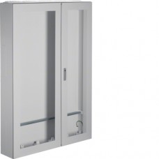 Щит на підлогу Hager Univers, IP54/I, 1850x1300x275, з віконцем сірий, 5 секцій (FA25K)