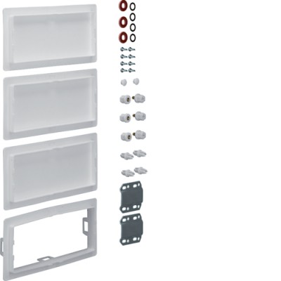 З'єднувач Hager для вертикального монтажу двох 4-секційних щитів Univers (FZ444B)