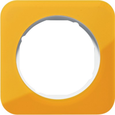 Рамка Berker 1Х помаранчевий прозорий/підлога.білизна, акрил, R. 1 (10112339)