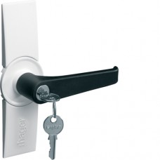 Ручка Hager натискна, герметична, для щитів Univers (глибиною 161/205мм) (FZ533N)